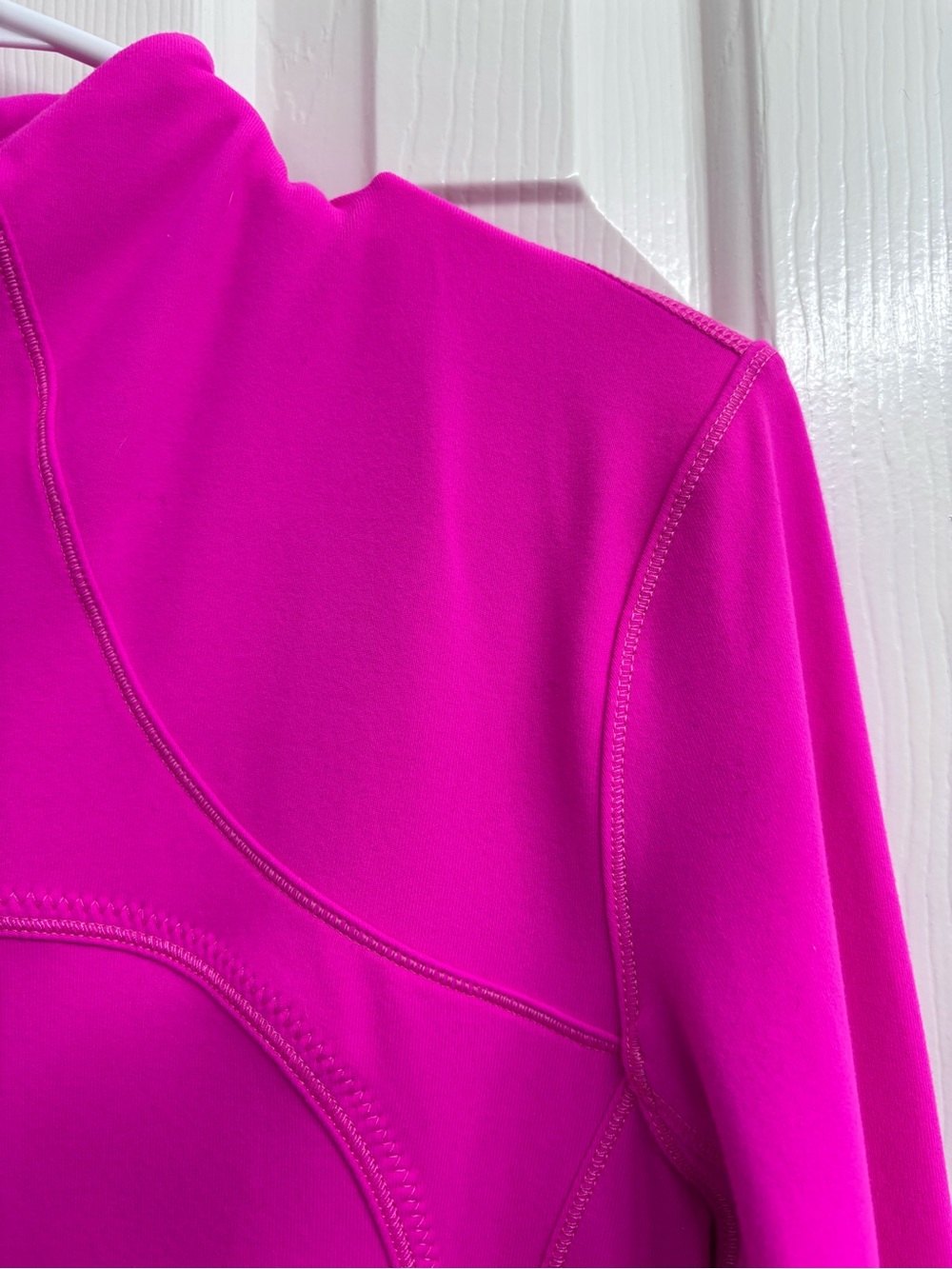 Lululemon Forme Jacket in Raspberry Glo Light/Hyper Stripe Raspberry Glow Light - Picture 5 of 16